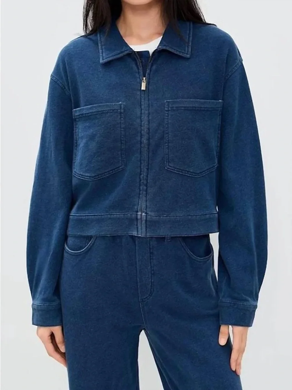 NWT (size L) Z SUPPLY
Heritage Knit Denim Jacket - Picture 3 of 10
